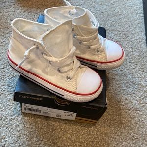 Converse All Star Hi Top Optical White Toddler 8C with box